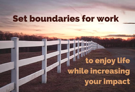 Boundaries for work v2